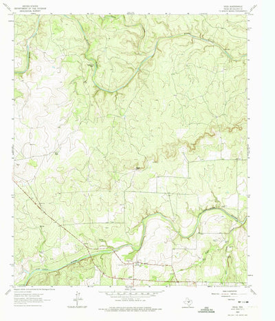 United States Geological Survey Voca, TX (1963, 24000-Scale) digital map