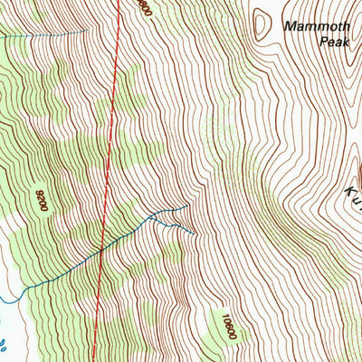 United States Geological Survey Vogelsang Peak, CA (1994, 24000-Scale) digital map