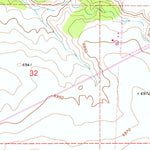 United States Geological Survey Voigt Ranch, AZ (1971, 24000-Scale) digital map