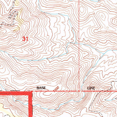 United States Geological Survey Volcanic Hills West, NV (1994, 24000-Scale) digital map