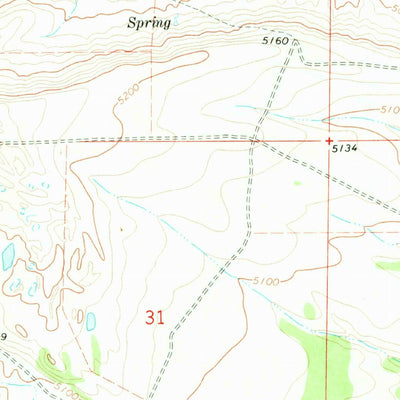 United States Geological Survey Volcano Reef, MT (1968, 24000-Scale) digital map