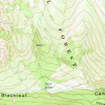 United States Geological Survey Volcano Reef, MT (1968, 24000-Scale) digital map
