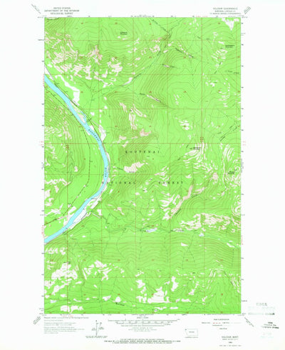 United States Geological Survey Volcour Gulch, MT (1963, 24000-Scale) digital map
