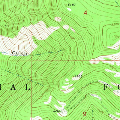 United States Geological Survey Volcour Gulch, MT (1963, 24000-Scale) digital map