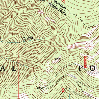 United States Geological Survey Volcour Gulch, MT (1997, 24000-Scale) digital map