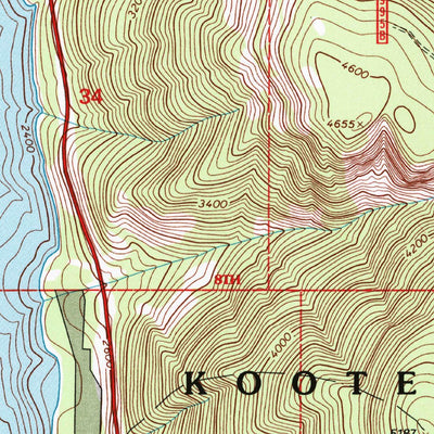 United States Geological Survey Volcour Gulch, MT (1997, 24000-Scale) digital map