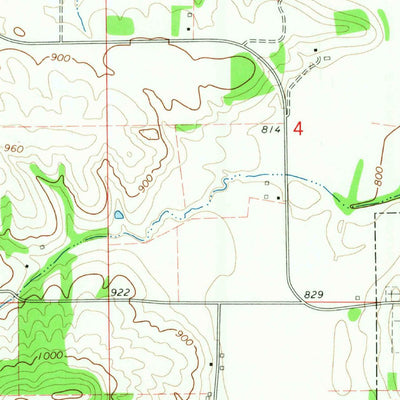 United States Geological Survey Volga, IA (1965, 24000-Scale) digital map
