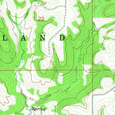 United States Geological Survey Volga, IA (1965, 24000-Scale) digital map