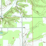 United States Geological Survey Volga, IN (1956, 24000-Scale) digital map