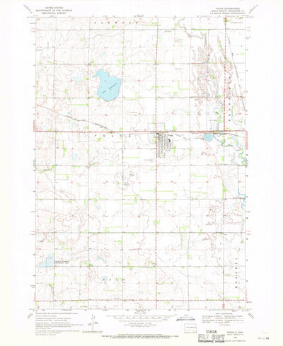 United States Geological Survey Volga, SD (1968, 24000-Scale) digital map