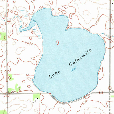 United States Geological Survey Volga, SD (1968, 24000-Scale) digital map