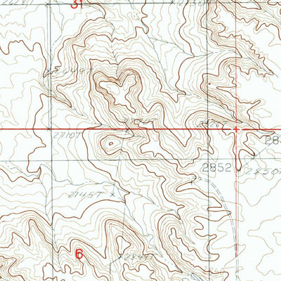 United States Geological Survey Volt, MT (1983, 24000-Scale) digital map
