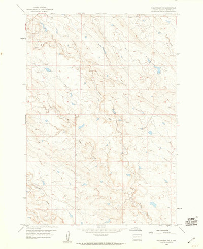 United States Geological Survey Volunteer NE, SD (1959, 24000-Scale) digital map