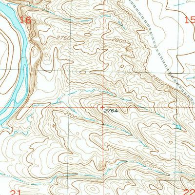 United States Geological Survey Volunteer, SD (1951, 24000-Scale) digital map