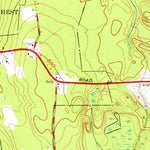United States Geological Survey Voluntown, CT-RI (1953, 24000-Scale) digital map