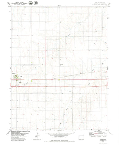 United States Geological Survey Vona, CO (1979, 24000-Scale) digital map