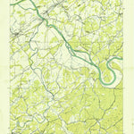 United States Geological Survey Vonore, TN (1935, 24000-Scale) digital map