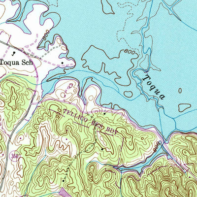 United States Geological Survey Vonore, TN (1941, 24000-Scale) digital map