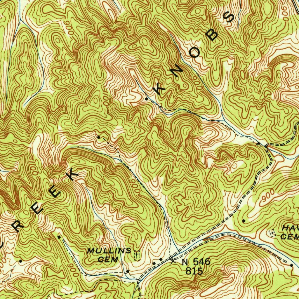 Vonore, TN (1942, 24000-Scale) Map by United States Geological Survey ...