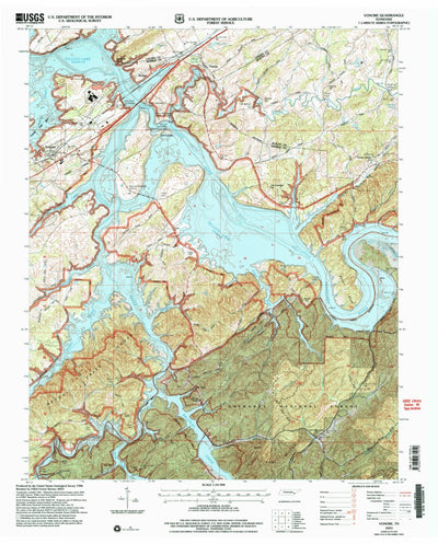 United States Geological Survey Vonore, TN (2003, 24000-Scale) digital map