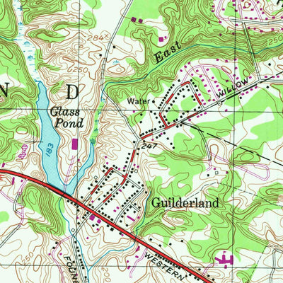 United States Geological Survey Voorheesville, NY (1954, 24000-Scale) digital map