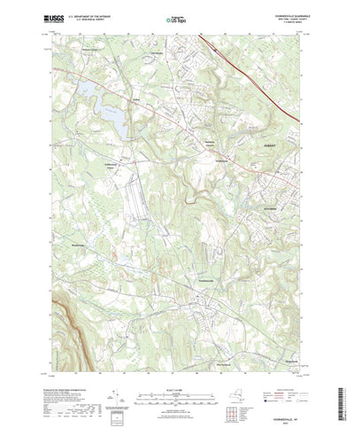 United States Geological Survey Voorheesville, NY (2023, 24000-Scale) digital map