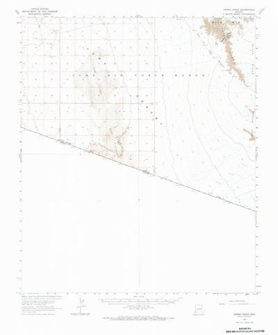United States Geological Survey Vopoki Ridge, AZ (1965, 62500-Scale) digital map