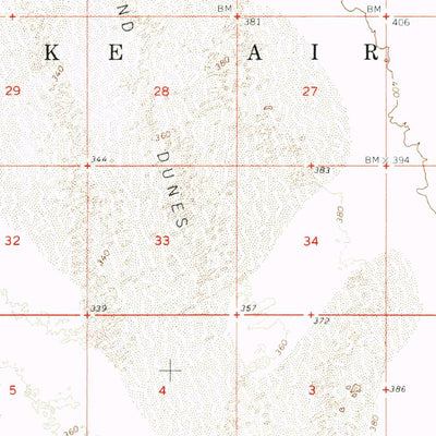 United States Geological Survey Vopoki Ridge, AZ (1965, 62500-Scale) digital map
