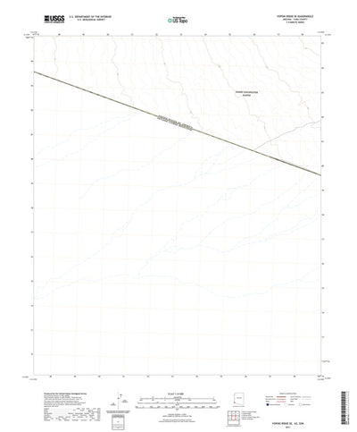 United States Geological Survey Vopoki Ridge SE, AZ (2021, 24000-Scale) digital map