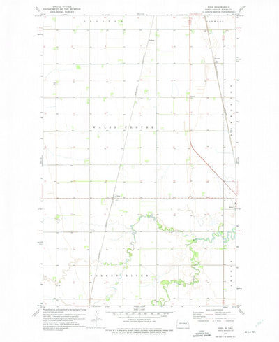 United States Geological Survey Voss, ND (1972, 24000-Scale) digital map