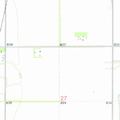 United States Geological Survey Voss, ND (1972, 24000-Scale) digital map