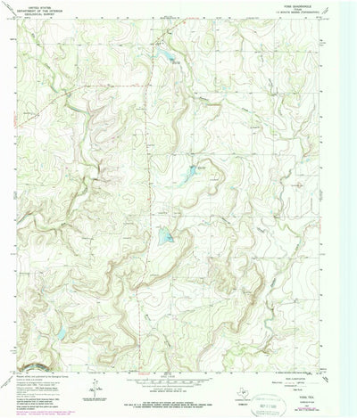 United States Geological Survey Voss, TX (1967, 24000-Scale) digital map