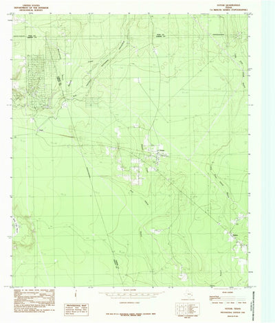 United States Geological Survey Votaw, TX (1984, 24000-Scale) digital map