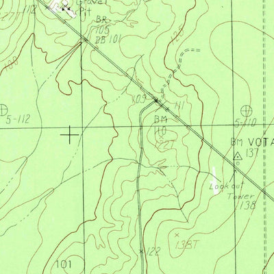United States Geological Survey Votaw, TX (1984, 24000-Scale) digital map