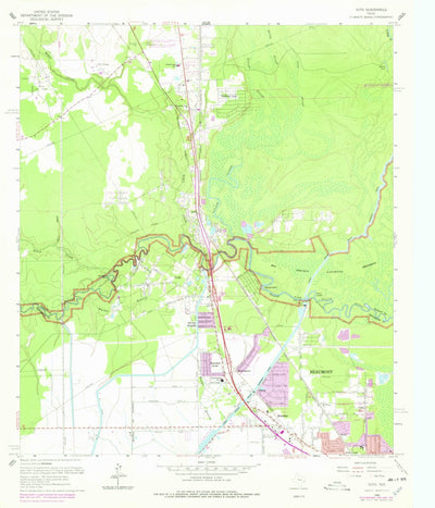 United States Geological Survey Voth, TX (1960, 24000-Scale) digital map