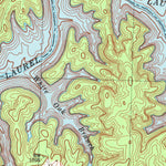 United States Geological Survey Vox, KY (1979, 24000-Scale) digital map