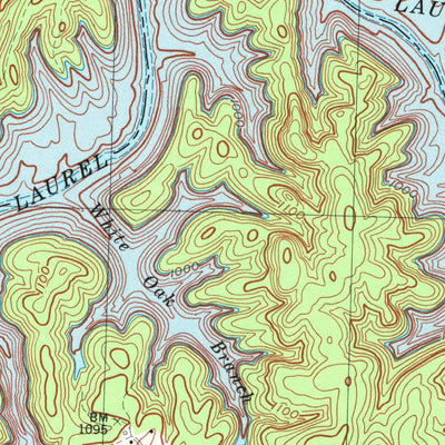 United States Geological Survey Vox, KY (1979, 24000-Scale) digital map
