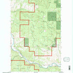 United States Geological Survey Vulcan Mountain, WA (1992, 24000-Scale) digital map