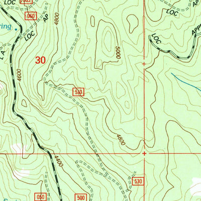 United States Geological Survey Vulcan Mountain, WA (1992, 24000-Scale) digital map