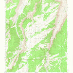 United States Geological Survey Vulcans Throne SE, AZ (1967, 24000-Scale) digital map