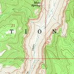 United States Geological Survey Vulcans Throne SE, AZ (1967, 24000-Scale) digital map
