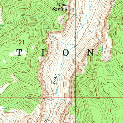 United States Geological Survey Vulcans Throne SE, AZ (1967, 24000-Scale) digital map