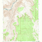 United States Geological Survey Vulcans Throne SW, AZ (1967, 24000-Scale) digital map
