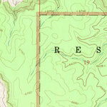 United States Geological Survey Vulcans Throne SW, AZ (1967, 24000-Scale) digital map