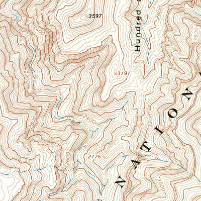 United States Geological Survey Vulcans Throne SW, AZ (1967, 24000-Scale) digital map