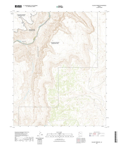 United States Geological Survey Vulcans Throne SW, AZ (2021, 24000-Scale) digital map