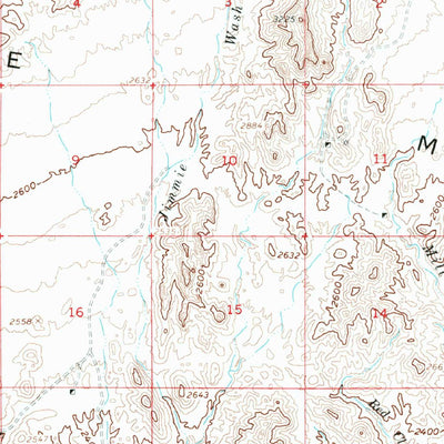 United States Geological Survey Vulture Mountains, AZ (1961, 62500-Scale) digital map
