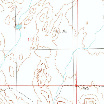 United States Geological Survey Vulture Peak, AZ (1990, 24000-Scale) digital map