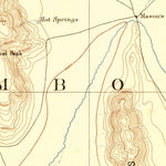 United States Geological Survey Vya E, NV-OR (1886, 250000-Scale) digital map