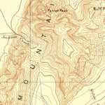 United States Geological Survey Vya E, NV-OR (1886, 250000-Scale) digital map